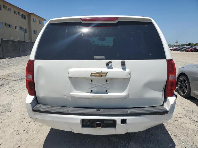 1GNFC16J87R354708 - 2007 CHEVROLET SUBURBAN C1500 WHITE photo 6