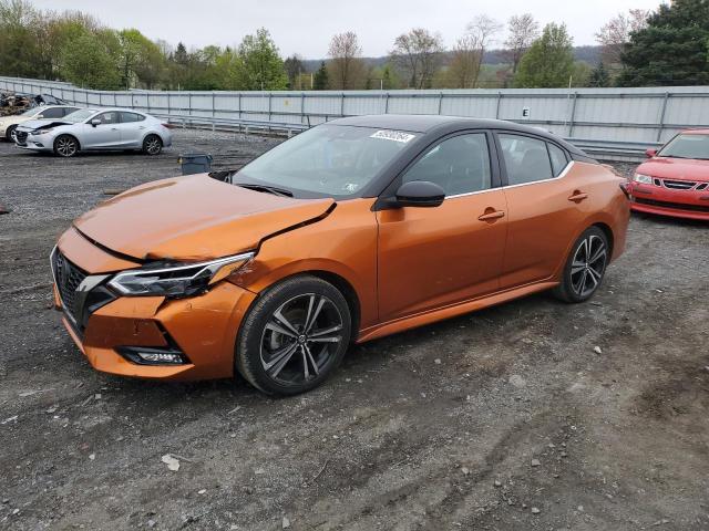 3N1AB8DV0PY325561 - 2023 NISSAN SENTRA SR ORANGE photo 1