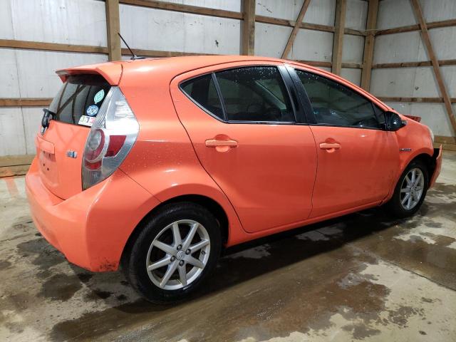 JTDKDTB36D1035826 - 2013 TOYOTA PRIUS C ORANGE photo 3