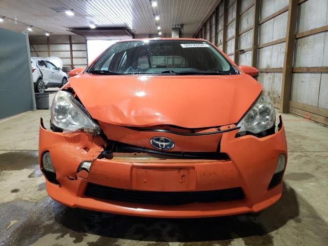 JTDKDTB36D1035826 - 2013 TOYOTA PRIUS C ORANGE photo 5