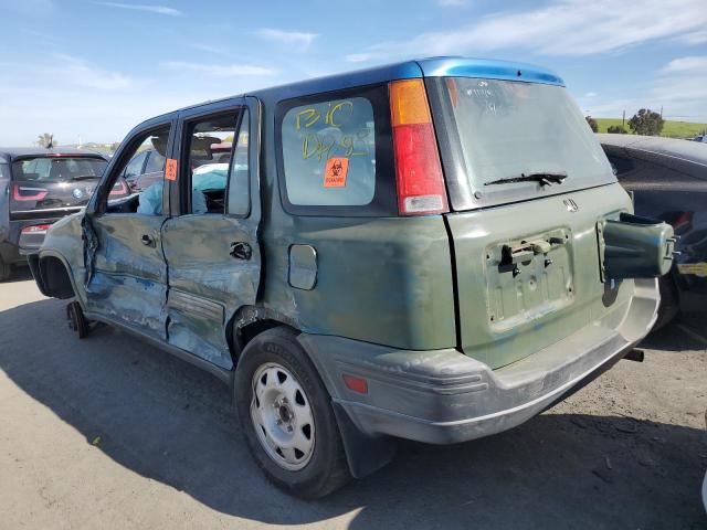 JHLRD284XYC003502 - 2000 HONDA CR-V LX GREEN photo 2