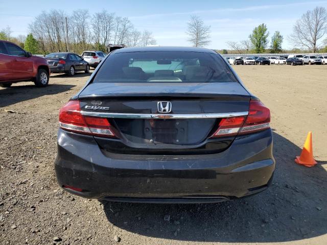 19XFB2F59DE047754 - 2013 HONDA CIVIC LX BLACK photo 6