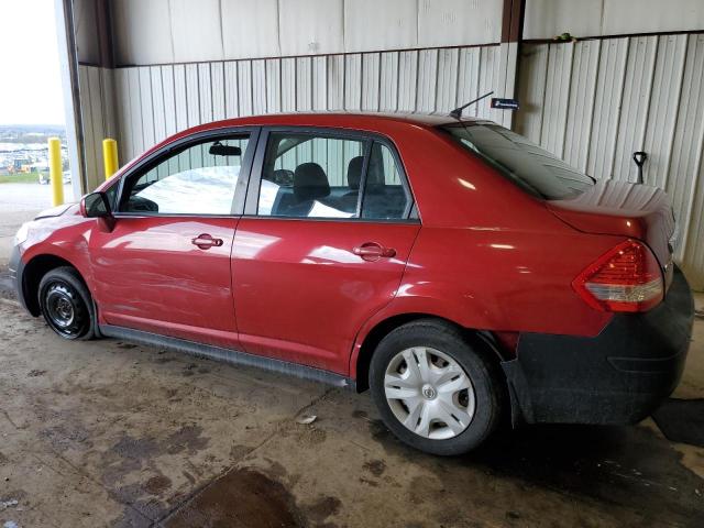 3N1BC1AP8BL360157 - 2011 NISSAN VERSA S RED photo 2