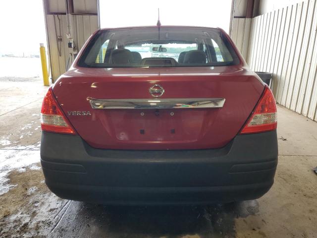 3N1BC1AP8BL360157 - 2011 NISSAN VERSA S RED photo 6