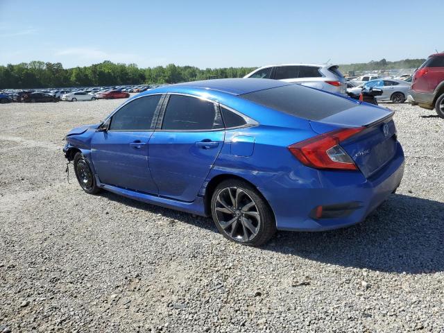 2HGFC2F84MH505102 - 2021 HONDA CIVIC SPORT 蓝色 照片 2