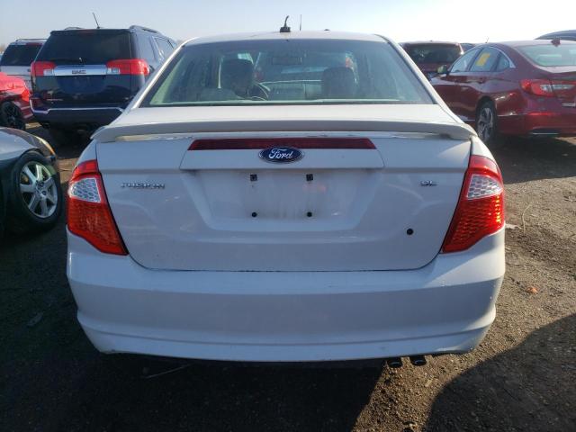 3FAHP0HA8AR431575 - 2010 FORD FUSION SE WHITE photo 6