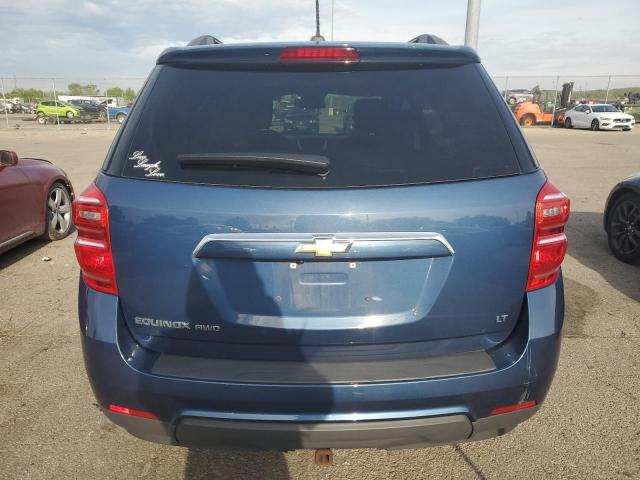 2GNFLFEK5H6220744 - 2017 CHEVROLET EQUINOX LT BLUE photo 6