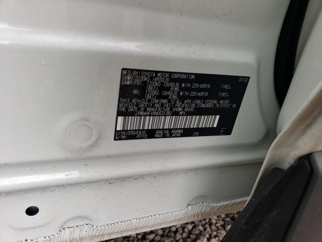 JTMB6RFVXND531382 - 2022 TOYOTA RAV4 XLE PREMIUM WHITE photo 14