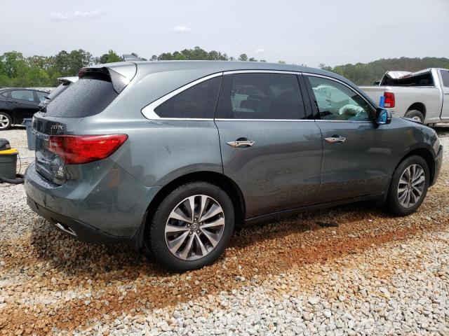 5FRYD3H61FB010126 - 2015 ACURA MDX TECHNOLOGY GRAY photo 3