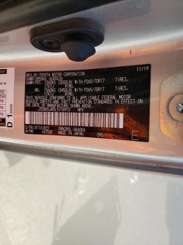 JTEBU5JR5L5776912 - 2020 TOYOTA 4RUNNER SR5/SR5 PREMIUM 银色 照片 14