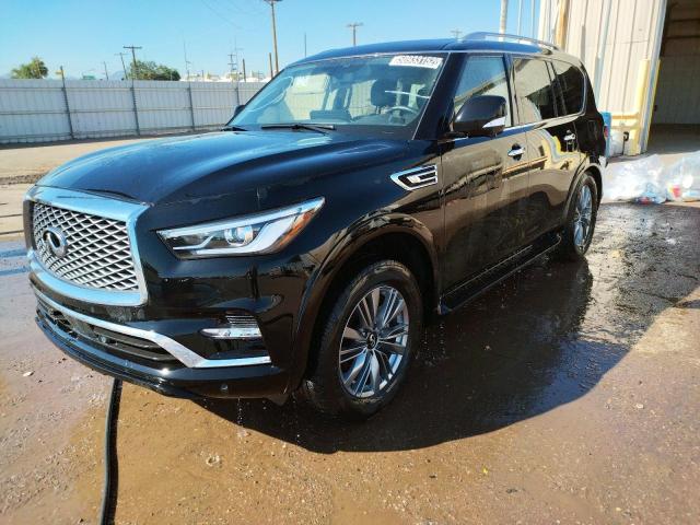 JN8AZ2AE7N9291359 - 2022 INFINITI QX80 LUXE BLACK photo 2