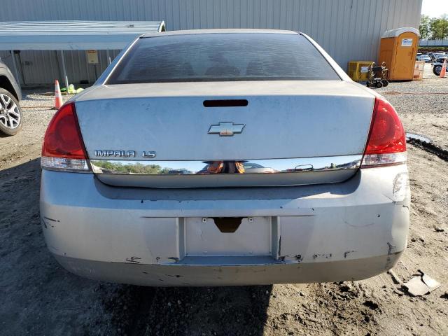 2G1WB58N881316532 - 2008 CHEVROLET IMPALA LS SILVER photo 6