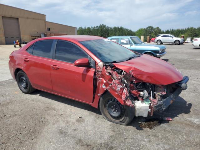 5YFBURHE2JP763369 - 2018 TOYOTA COROLLA L RED photo 4