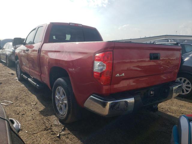 5TFUW5F15GX498579 - 2016 TOYOTA TUNDRA DOUBLE CAB SR/SR5 RED photo 2