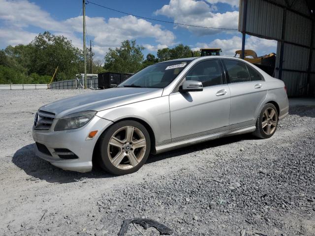 WDDGF8BB0BR155811 - 2011 MERCEDES-BENZ C 300 4MATIC SILVER photo 1