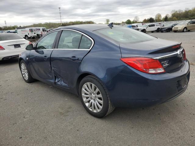 W04GP5EC5B1004658 - 2011 BUICK REGAL CXL BLUE photo 2