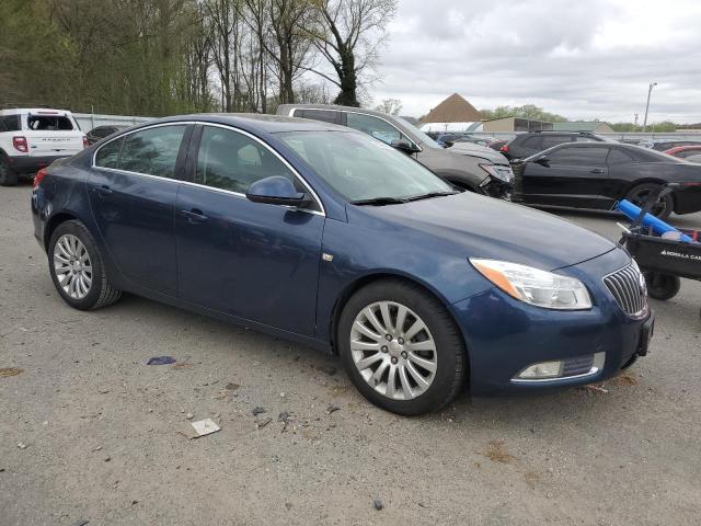 W04GP5EC5B1004658 - 2011 BUICK REGAL CXL BLUE photo 4