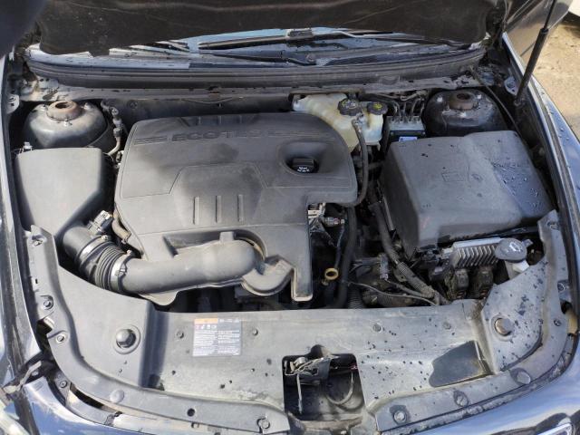1G1ZC5EUXCF190021 - 2012 CHEVROLET MALIBU 1LT BLACK photo 11
