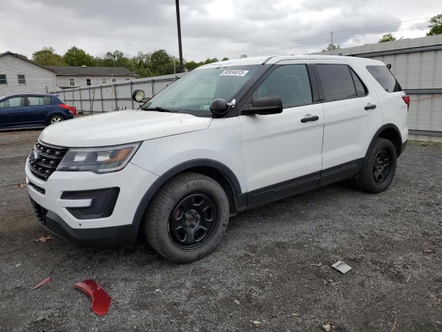 1FM5K8AR6GGC95646 - 2016 FORD EXPLORER POLICE INTERCEPTOR WHITE photo 1