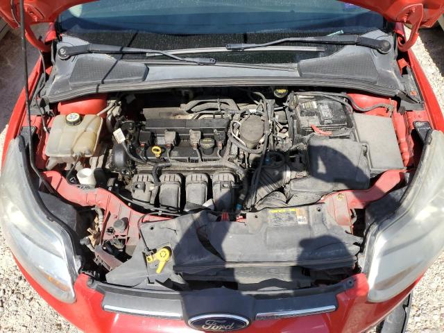 1FADP3F24DL152655 - 2013 FORD FOCUS SE RED photo 11