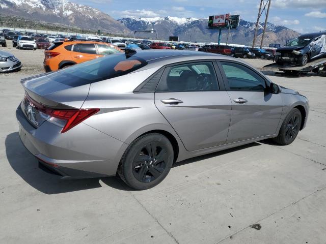 KMHLM4AJ5NU030980 - 2022 HYUNDAI ELANTRA BLUE GRAY photo 3