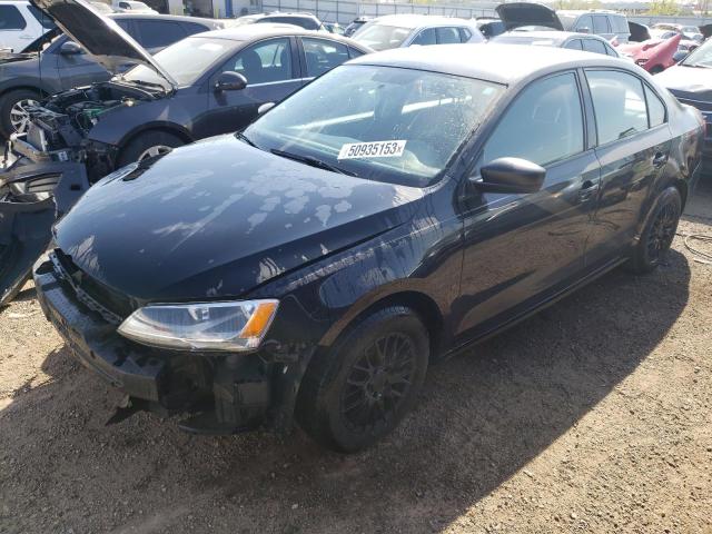 3VW2K7AJ0EM372250 - 2014 VOLKSWAGEN JETTA BASE 黑色 照片 1