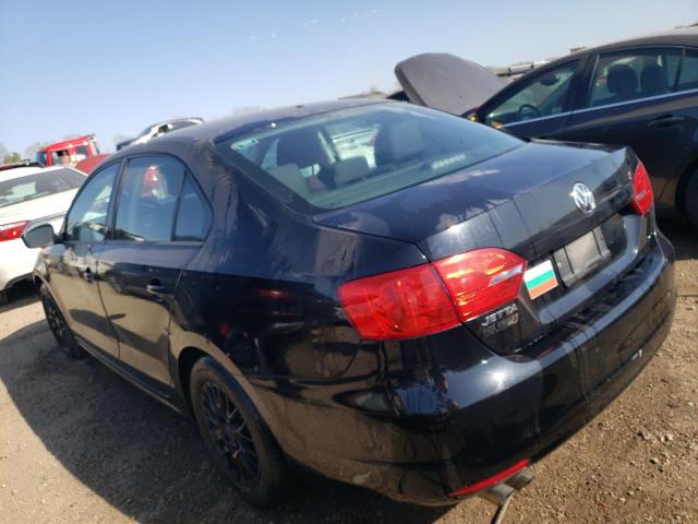 3VW2K7AJ0EM372250 - 2014 VOLKSWAGEN JETTA BASE 黑色 照片 2