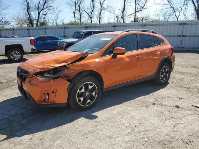 JF2GTABC8JH222731 - 2018 SUBARU CROSSTREK PREMIUM ORANGE photo 1