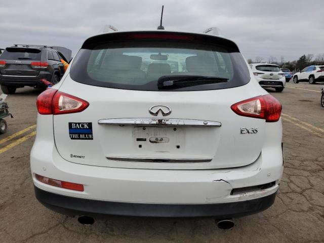 JN1AJ0HR9BM855184 - 2011 INFINITI EX35 BASE WHITE photo 6