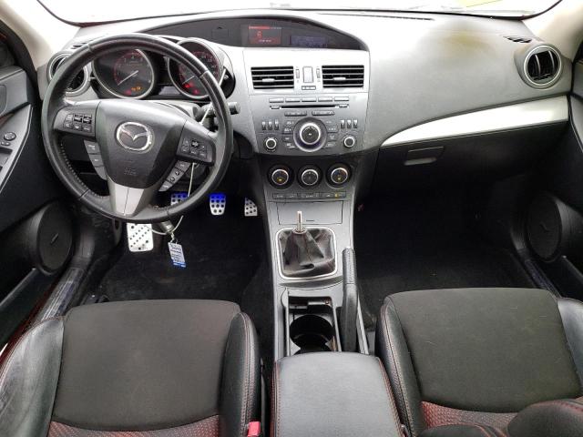 JM1BL1L38C1634621 - 2012 MAZDA SPEED 3 RED photo 8