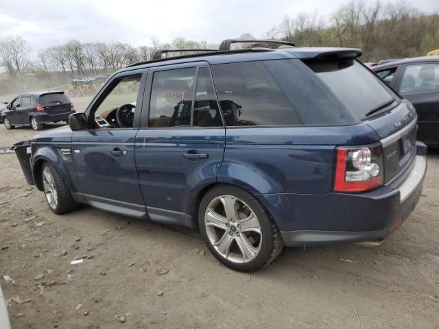 SALSH2E44DA786533 - 2013 LAND ROVER RANGE ROVE SC BLUE photo 2