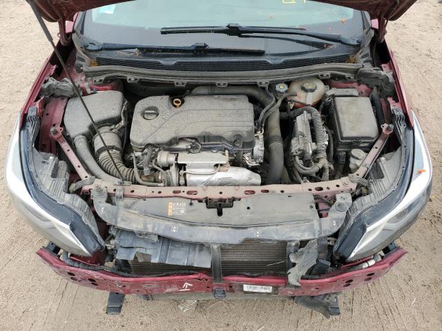 1G1BE5SM5K7128521 - 2019 CHEVROLET CRUZE LT RED photo 11