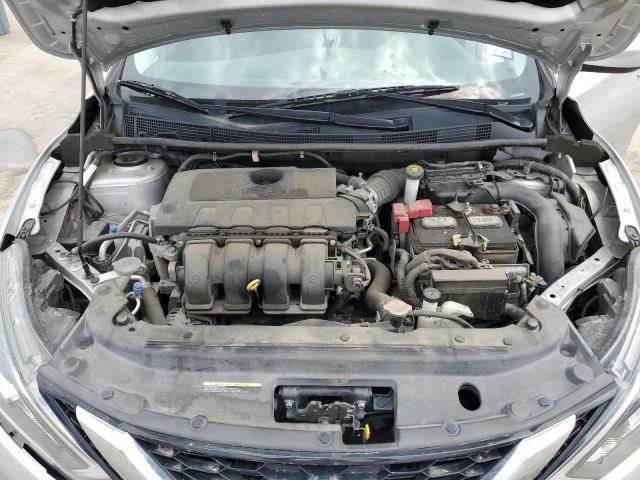 3N1AB7AP2KY350437 - 2019 NISSAN SENTRA S SILVER photo 11