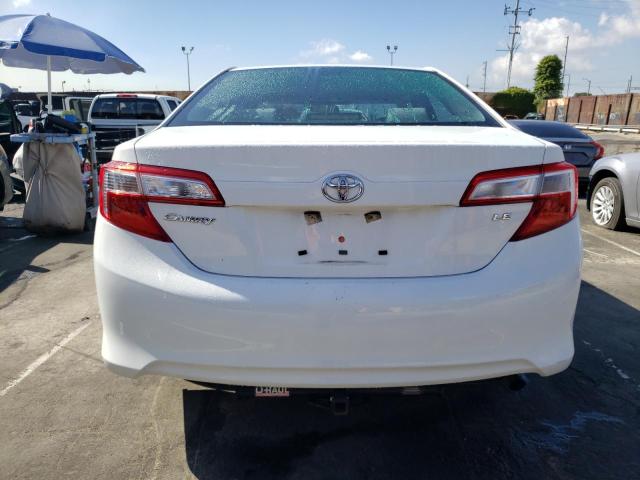 4T4BF1FK9CR269912 - 2012 TOYOTA CAMRY BASE WHITE photo 6