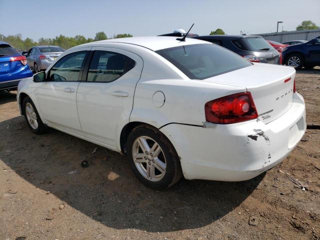 1C3CDZCB8DN768230 - 2013 DODGE AVENGER SXT WHITE photo 2