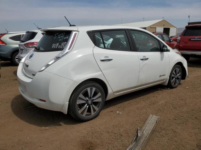 1N4AZ0CP5FC329468 - 2015 NISSAN LEAF S WHITE photo 3