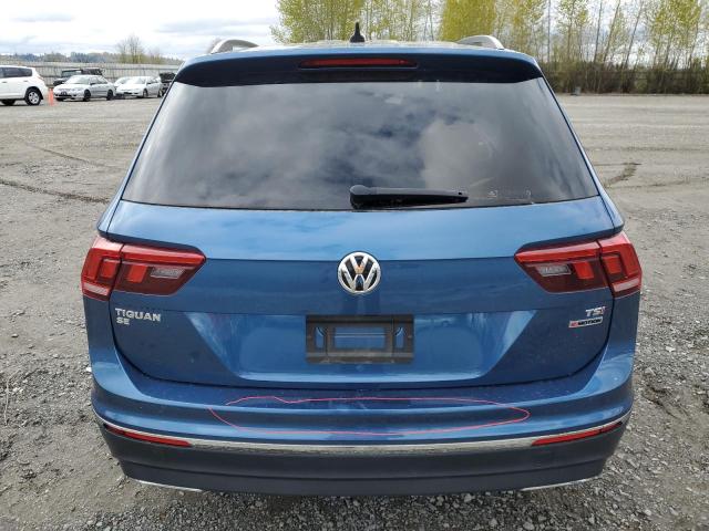 3VV2B7AX5JM151228 - 2018 VOLKSWAGEN TIGUAN SE BLUE photo 6