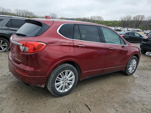 LRBFXASA0HD049350 - 2017 BUICK ENVISION PREFERRED RED photo 3
