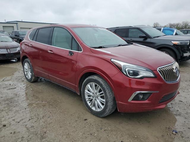 LRBFXASA0HD049350 - 2017 BUICK ENVISION PREFERRED RED photo 4