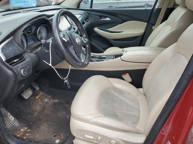 LRBFXASA0HD049350 - 2017 BUICK ENVISION PREFERRED RED photo 7