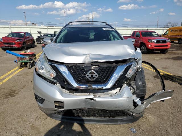 5N1AZ2MH2HN108751 - 2017 NISSAN MURANO S SILVER photo 5