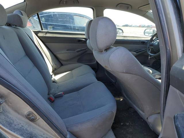 2HGFA16316H014123 - 2006 HONDA CIVIC DX VP TAN photo 10