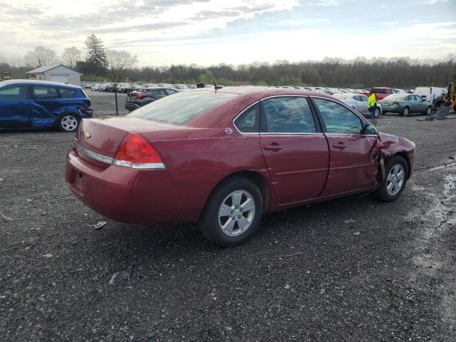 2G1WT58K069318258 - 2006 CHEVROLET IMPALA LT RED photo 3