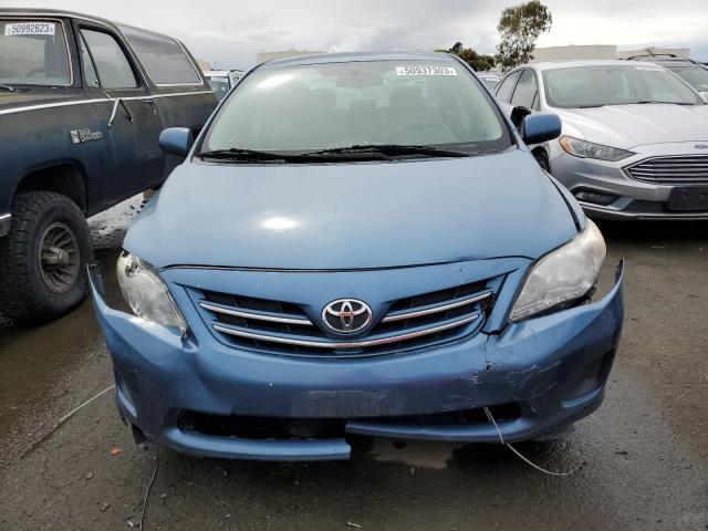 5YFBU4EEXDP168037 - 2013 TOYOTA COROLA BASE BLUE photo 5