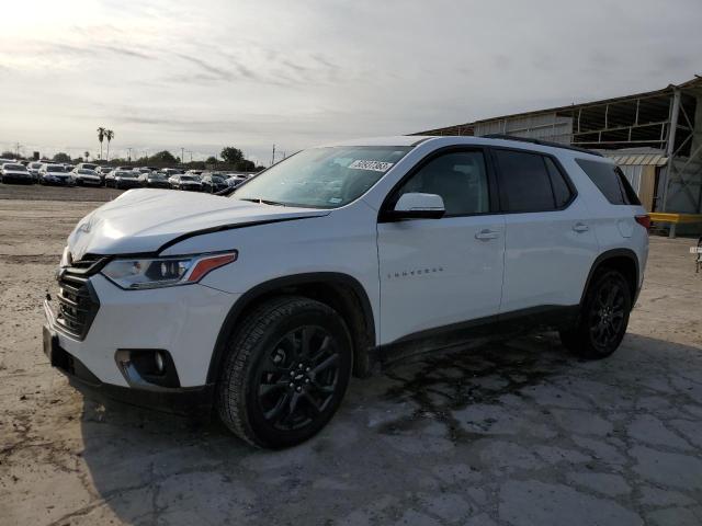 1GNERJKX8KJ162569 - 2019 CHEVROLET TRAVERSE RS WHITE photo 1