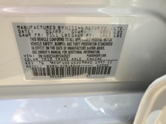 3N1AB8CV4NY240527 - 2022 NISSAN SENTRA SV SILVER photo 13