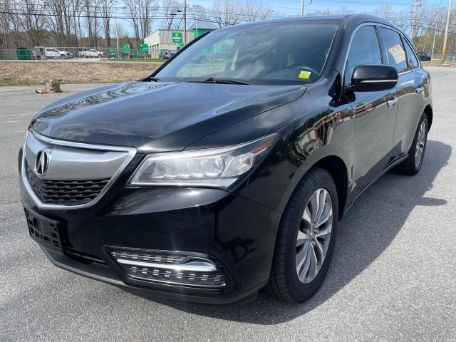 5FRYD4H4XEB023475 - 2014 ACURA MDX TECHNOLOGY CHARCOAL photo 2