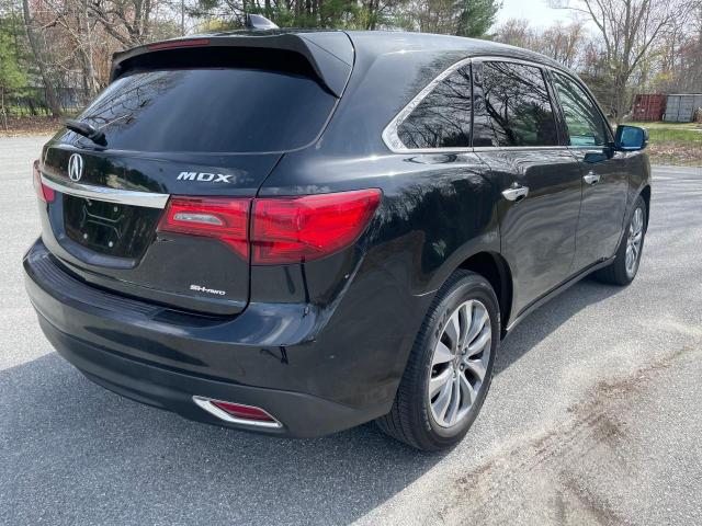 5FRYD4H4XEB023475 - 2014 ACURA MDX TECHNOLOGY CHARCOAL photo 4