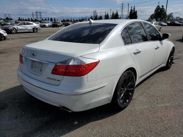 KMHGC46F99U059915 - 2009 HYUNDAI GENESIS 4.6L WHITE photo 3