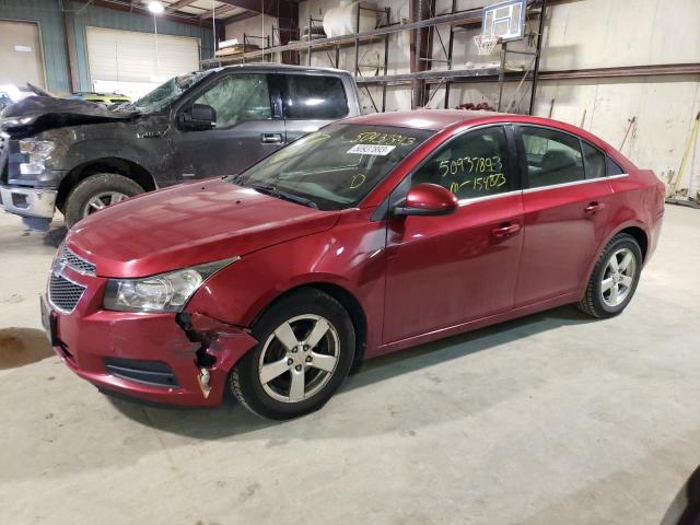 1G1PE5SC3C7114888 - 2012 CHEVROLET CRUZE LT RED photo 1